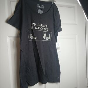 "I'd Rather Be Watching The Office" graphic t-shirt